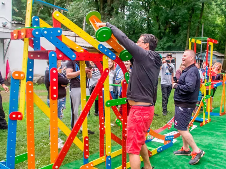 Машина голдберга в Нижнем Новгороде на базе отдыха Остров Приключений