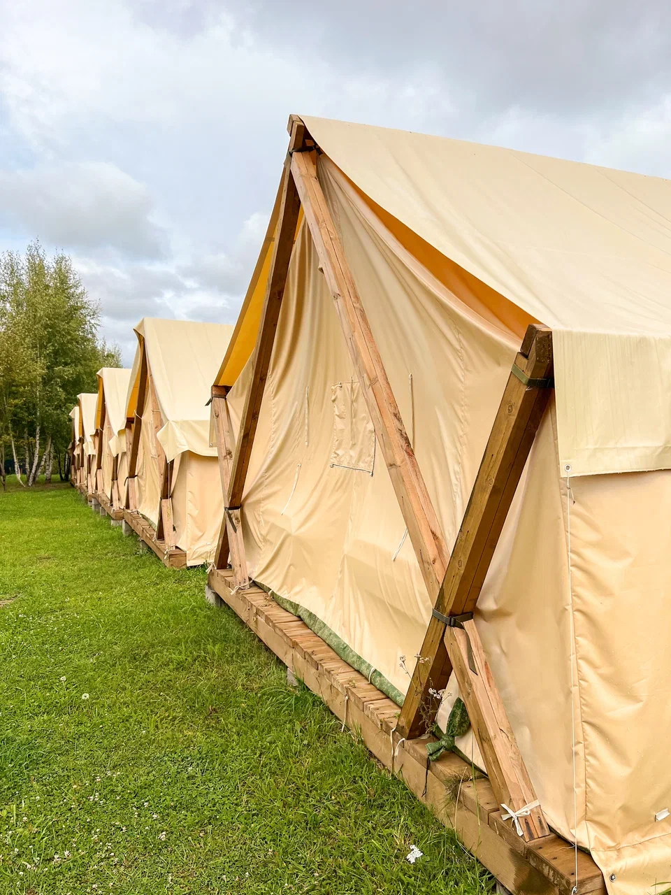 Глэмпинг - палаточный лагерь в нижнем новгороде на базе отдыха остров приключений 4