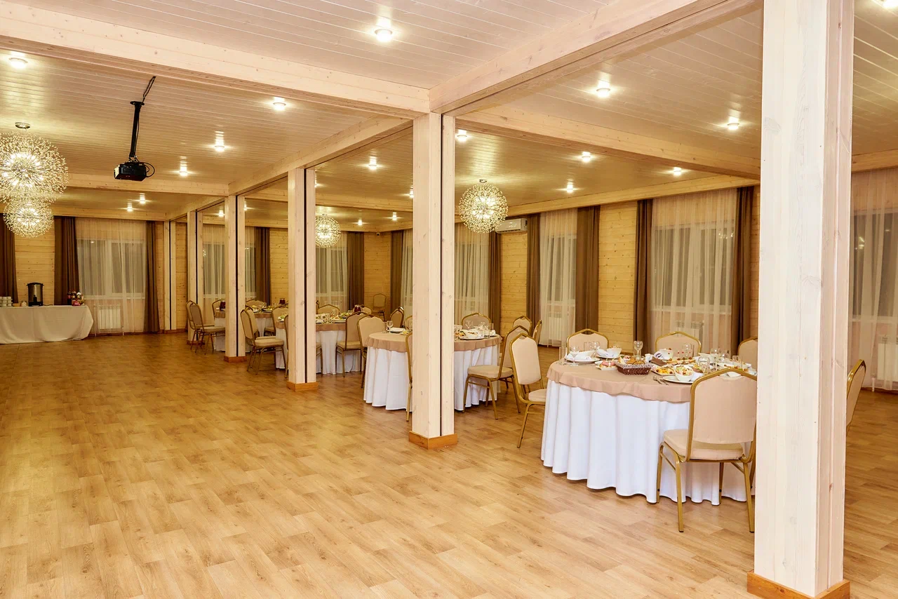 Ресторан для мероприятий Шале в Нижнем Новгороде на базе отдыха остров приключений 13