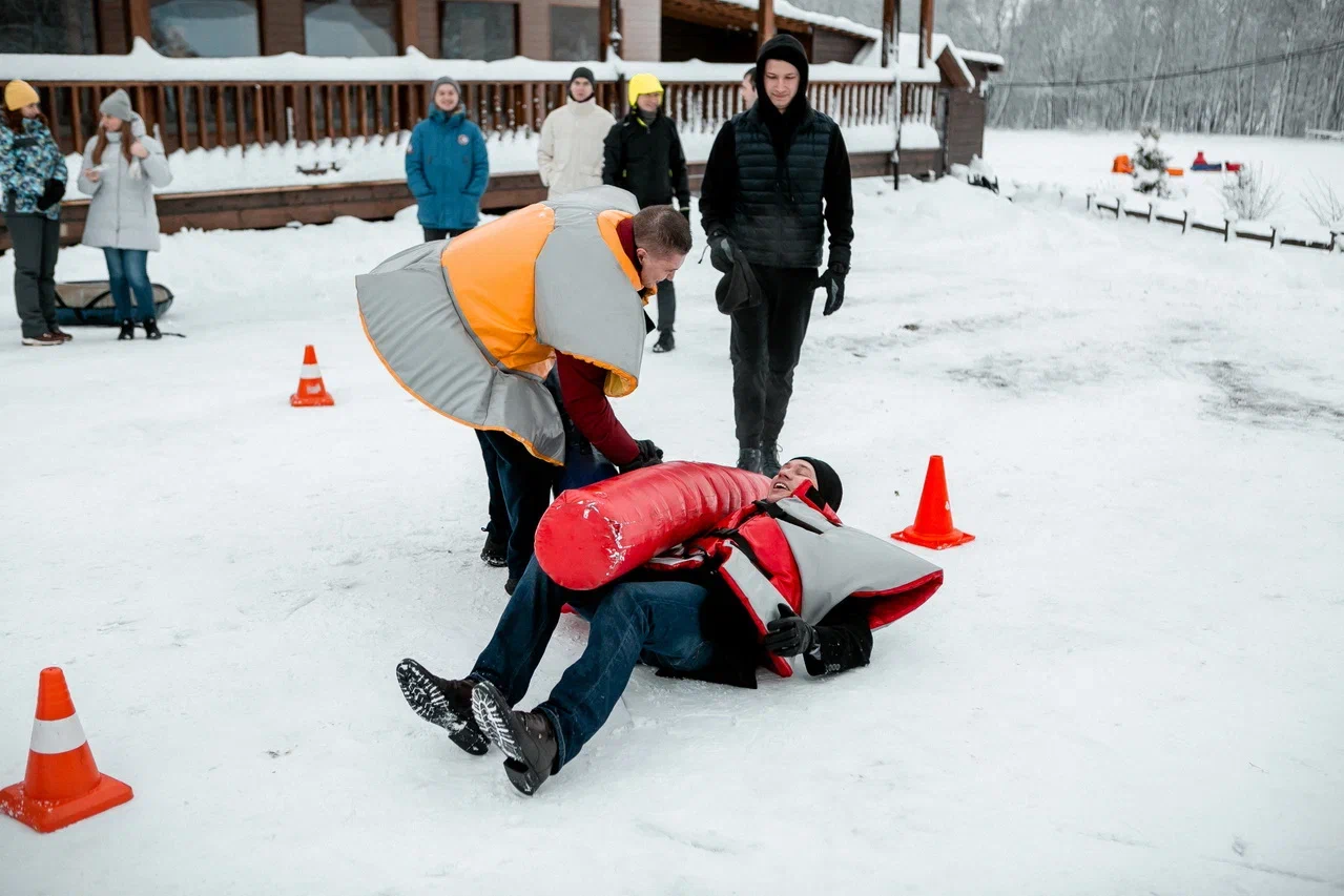 Большие рождественские гонки в Нижнем Новгороде на базе отдыха Остров Приключений