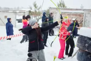 активный корпоратив на новый год