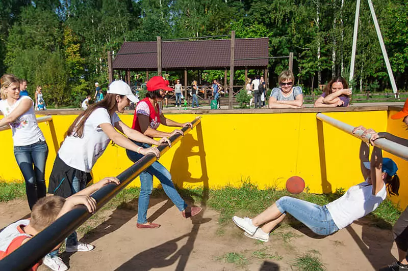 Игра в Кикер на турбазе Нижегородской области