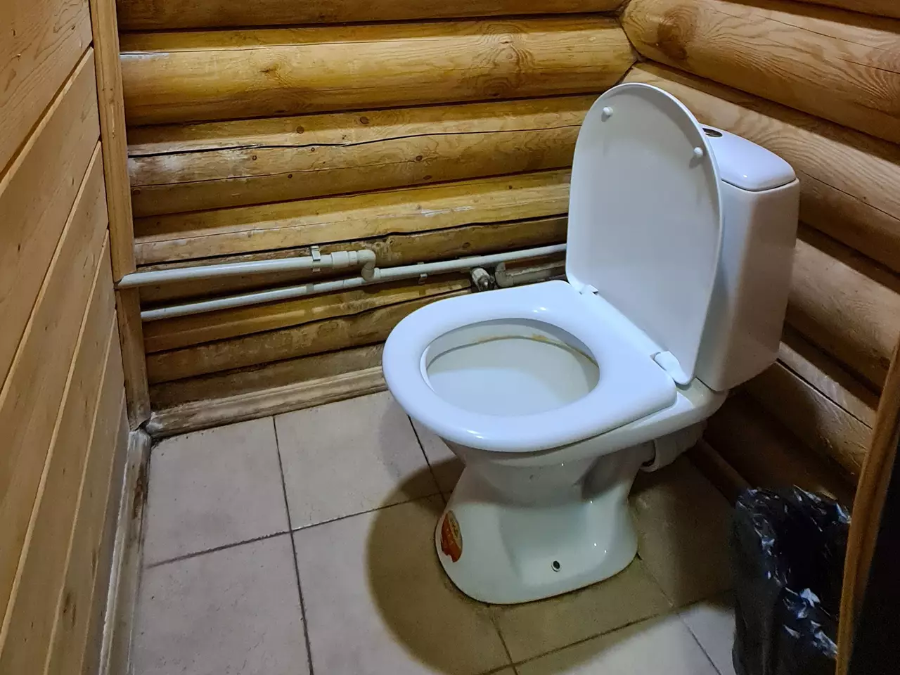 Туалет в коттедже Нижегородской области