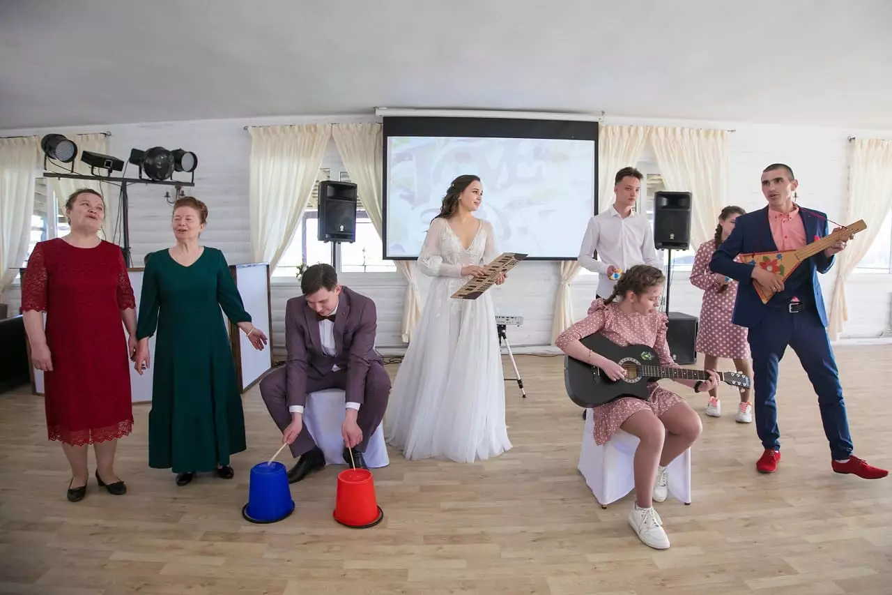 Свадьба в русском народном стиле -4