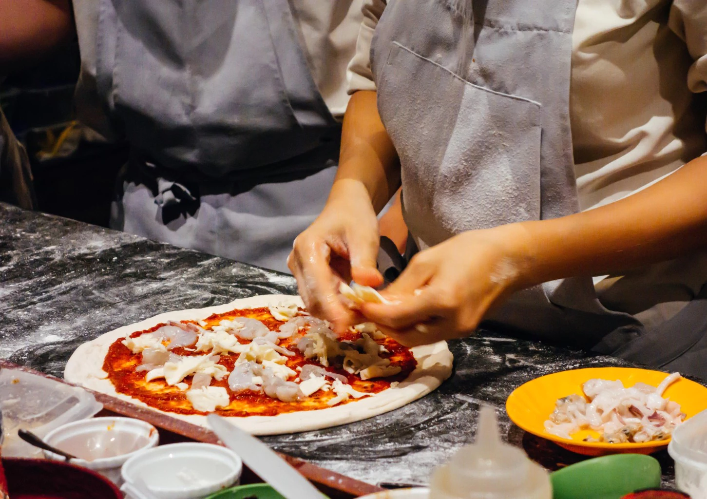 корпоративная пицца в Нижнем Новгороде на базе отдыха Остров Приключений