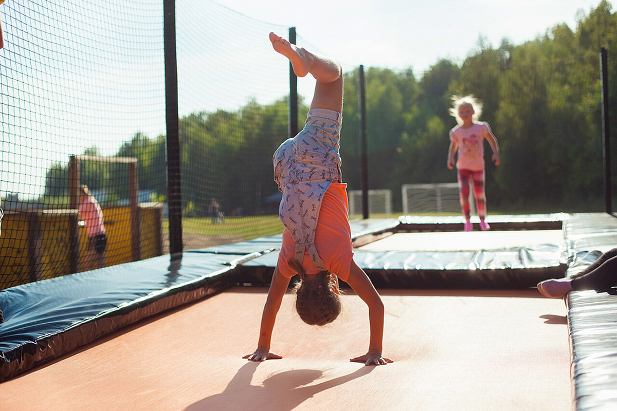 Батутный парк 2 на базе отдыха остров приключений нижний новгород