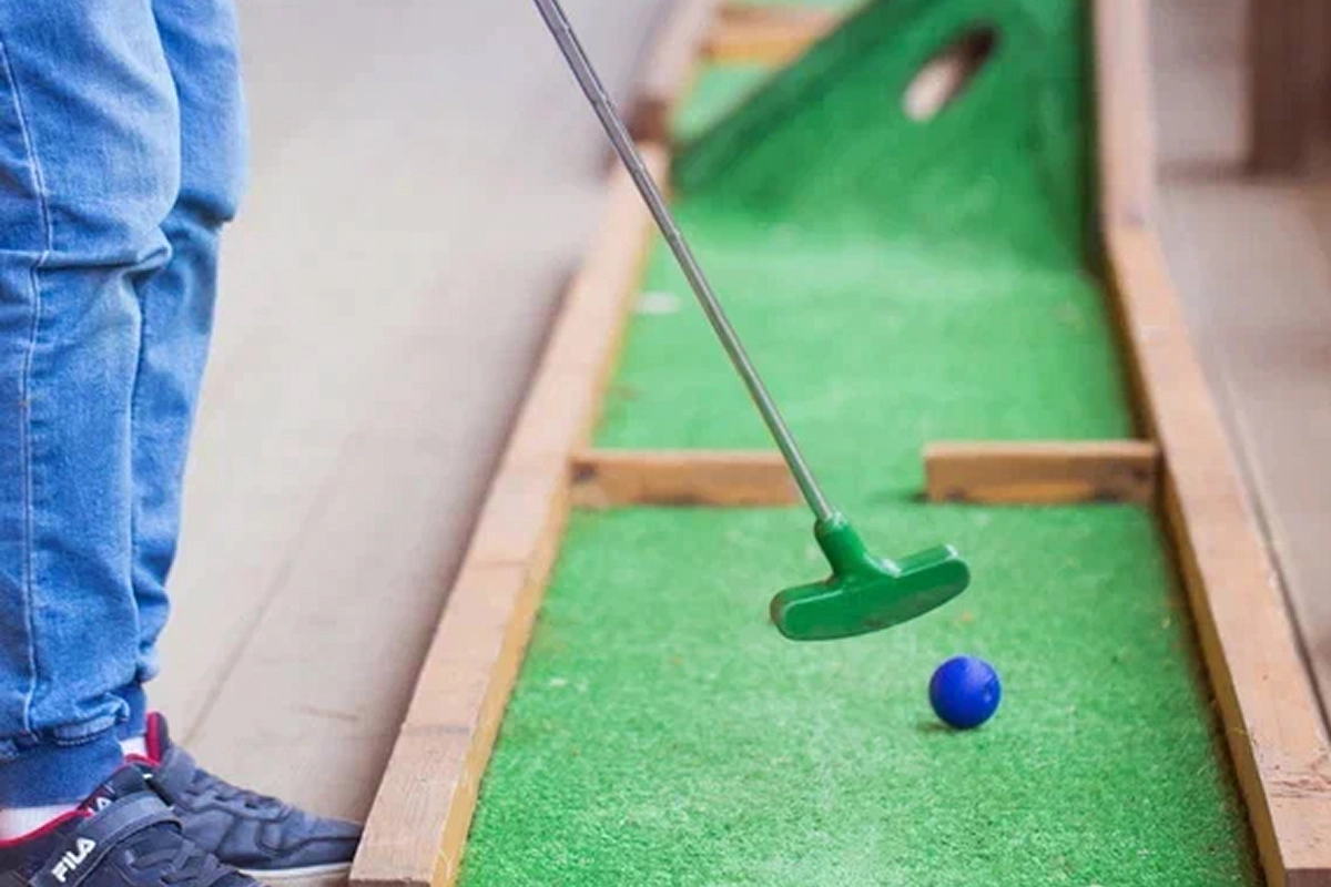 Мини-гольф 2 на базе отдыха остров приключений нижний новгород