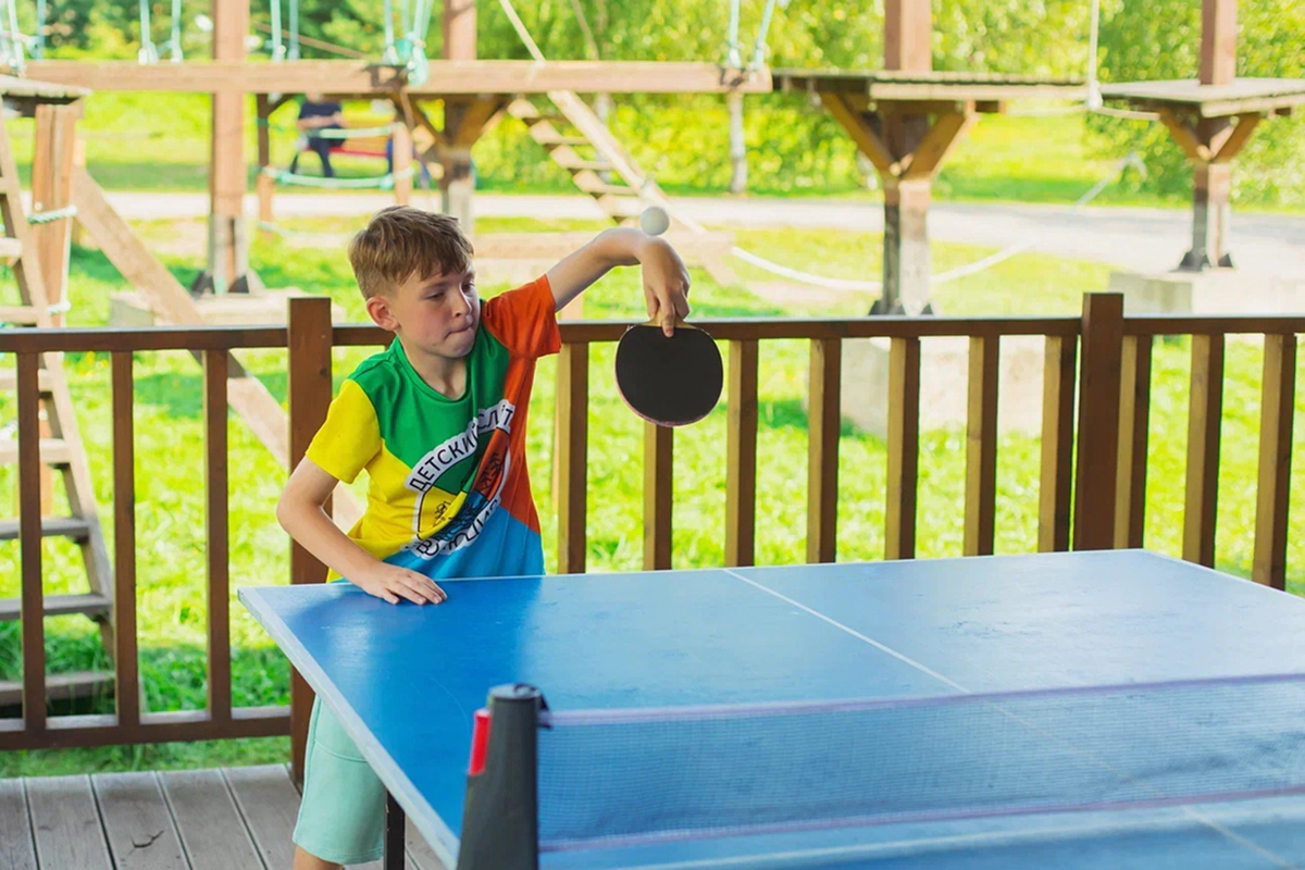 Настольный теннис 2 на базе отдыха остров приключений нижний новгород