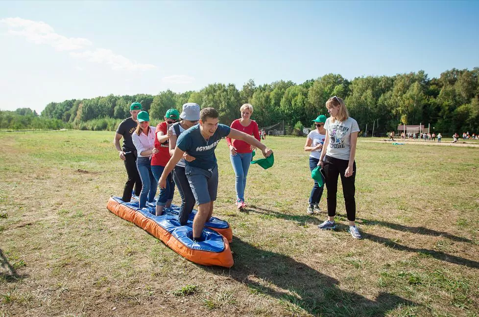 Спартакиада - комплекс соревнований команд в Нижнем Новгороде на базе отдыха Остров Приключений